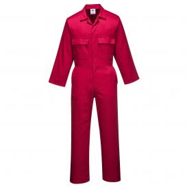 Portwest S999 Euro Work Polycotton Coverall - Red