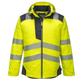 Portwest T400 PW3 Hi-Vis Winter Jacket - Yellow/Black