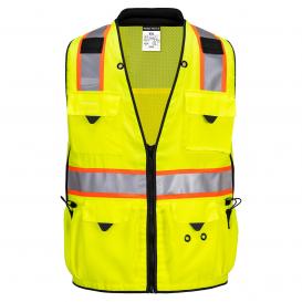 Portwest US376 Expert Pro Surveyor Safety Vest - Yellow/Black