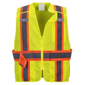 Portwest US385 Expandable Mesh Breakaway Safety Vest - Yellow