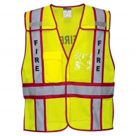 Portwest US387 Public Safety Vest - Yellow/Red