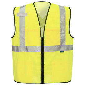 Portwest US397 Type R Class 3 Hi-Vis Tampa Mesh X-Back Safety Vest - Yellow/Lime