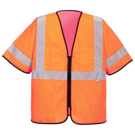 Portwest US397 Type R Class 3 Hi-Vis Tampa Mesh Safety Vest - Orange