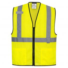 Portwest US580 Alabama Mesh Safety Vest - Yellow/Lime