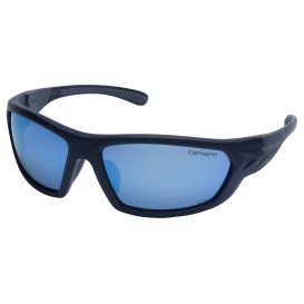 Carhartt Carbondale Safety Eyewear - Black/Gray Frame - Ice Blue Mirror Anti-Fog Lens