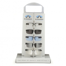 Pyramex DIS5 5 Piece Cardboard Stationary Safety Glasses Display