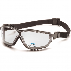 Pyramex GB1810STR V2G Readers Safety Glasses/Goggles - Black Frame - Clear H2X Anti-Fog Bifocal Lens