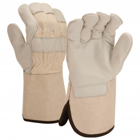 Pyramex GL1004W Premium Cowhide Leather Palm Work Gloves