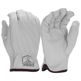 Pyramex GL3006CK Select Grain Goatskin Leather Driver Gloves with A5 HPPE Liner