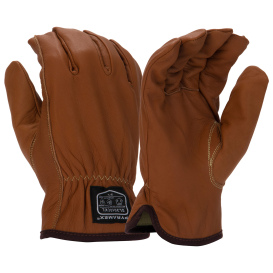 Pyramex GL3010CK Select Grain Goatskin Leather Driver Gloves