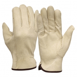 Pyramex GL4001K Grain Pigskin Leather Driver Gloves