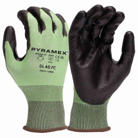 Pyramex GL407C Polyurethane A4 Cut - Green