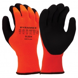 Pyramex GL504 Insulated Sandy Latex Dipped Work Gloves