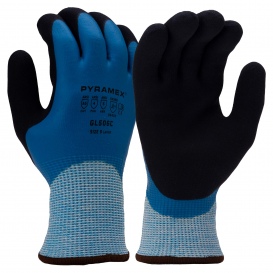 Pyramex GL506C Insulated Sandy/Smooth Latex Double Dipped Work Gloves