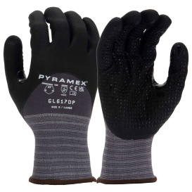 Pyramex GL617DP Micro-Foam Nitrile With Dotted Palm Gloves