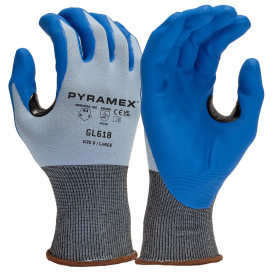 Pyramex GL618 Micro-Foam Nitrile Work Gloves