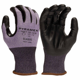 Pyramex GL620C Micro-Foam Nitrile A4 Cut - Black