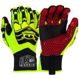 Pyramex GL807HT Synthetic Leather Palm High Performance Gloves - TPR Impact