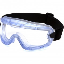 Pyramex GN904 Children\'s Chemical Splash Safety Goggles - Blue Frame - Clear Lens