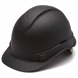 Pyramex HP44117V Ridgeline Vented Cap Style Hard Hat - 4-Point Ratchet Suspension - Graphite Pattern