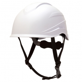 Pyramex HP76110 Ridgeline XR7 Cap Style Hard Hat - 6-Point Ratchet Suspension - White
