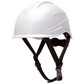 Pyramex HP76116 Ridgeline XR7 Cap Style Hard Hat - 6-Point Ratchet Suspension - White Graphite