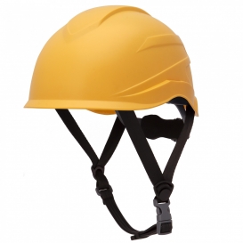 Pyramex HP76130 Ridgeline XR7 Cap Style Hard Hat - 6-Point Ratchet Suspension - Yellow