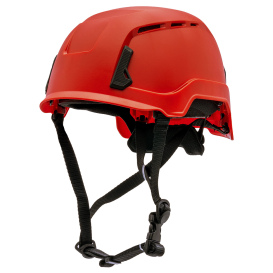 Pyramex HPT261120V SL T2 Vented Safety Helmet - Ratchet Suspension - Red