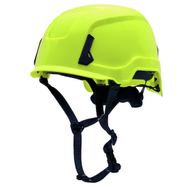 Pyramex HPT261131 SL T2 Safety Helmet - Ratchet Suspension - Yellow/Lime