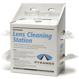 Pyramex LCS20 Lens Cleaning Station - 16 oz. Cleaning Solution & 1200 Tissues
