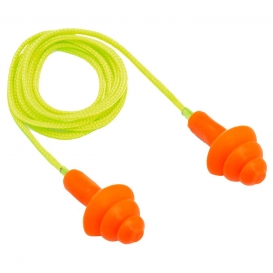 Pyramex RP3001PC Reusable Corded TPR Rubber Ear Plugs in Plastic Case - 24 NRR