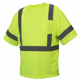 Pyramex RTS3310 Type R Class 3 Safety Shirt - Yellow/Lime