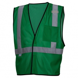 Pyramex RV1235 Non-ANSI Mesh Safety Vest - Green