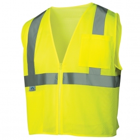 TFX Two Tone High Visibility Reflective Yellow Safety Vest With ID Pocket By FX SAFETY PRODUCTS