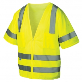 Pyramex RVZ3110 Type R Class 3 Mesh Safety Vest - Yellow/Lime