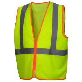 Pyramex RVZ4010 Type R Class 2 Mesh Safety Vest - Yellow/Lime