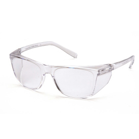 Pyramex S10910STM Legacy Safety Glasses - Clear Frames - Clear H2MAX Anti-Fog Lens