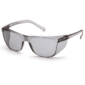 Pyramex S10925STM Legacy Safety Glasses - Light Gray Frames - Light Gray H2MAX Anti-Fog Lens