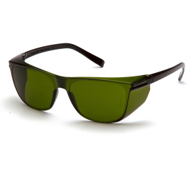 Pyramex S10960SF Legacy Safety Glasses - Green Tinted Frames - 3.0 IR Lens
