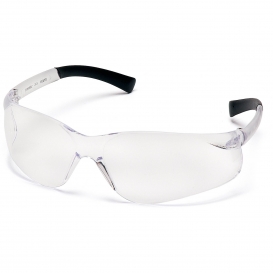Pyramex S2510S Ztek Safety Glasses - Rubber Temple Tips - Clear Lens