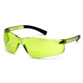 Pyramex S2514R Ztek Readers Safety Glasses - Rubber Temple Tips - 1.5 IR Filter Bifocal Lens