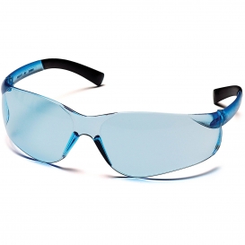 Pyramex S2560S Ztek Safety Glasses - Rubber Temple Tips - Infinity Blue Lens