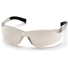 Pyramex S2580SN Mini Ztek Safety Glasses - Clear Temples - Indoor/Outdoor Mirror Lens