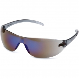 Pyramex S3275S Alair Safety Glasses - Gray Frame - Blue Mirror Lens