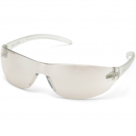 Pyramex S3280S Alair Safety Glasses - Clear Frame - Indoor/Outdoor Mirror Lens