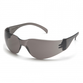 Pyramex S4120STM Intruder Safety Glasses - Gray Temples - Gray H2MAX Anti-Fog Lens