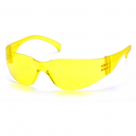 Pyramex S4130S Intruder Safety Glasses - Amber Temples - Amber Lens