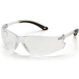 Pyramex S5810S Itek Safety Glasses - Clear Temples - Clear Lens