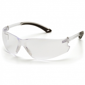 Pyramex S5810STM Itek Safety Glasses - Clear Temples - Clear H2MAX Anti-Fog Lens