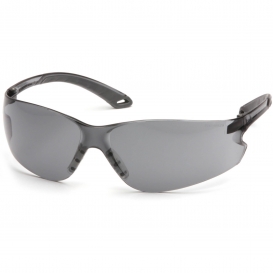 Pyramex S5820ST Itek Safety Glasses - Gray Temples - Gray H2X Anti-Fog Lens